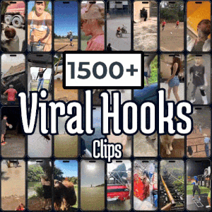 +1500 فيديو HOOK مصمم باحترافية